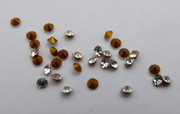 10  Original Antique Austrian Late 1800s Ex Jewelers Faux Diamond Crystal Pastes