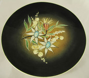 Large Studio Anna Plate with a Hand Painted Floral Motif