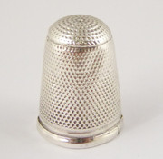 Antique Silver Sewing Thimble