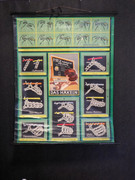 Vintage 1930s 1940s Crochet Display Chart Double Sided