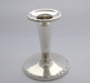 Antique 1916 Hallmarked Chester Sterling Silver Candlestick