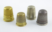 #1 Collection of  Vintage and Antique Thimbles  $40