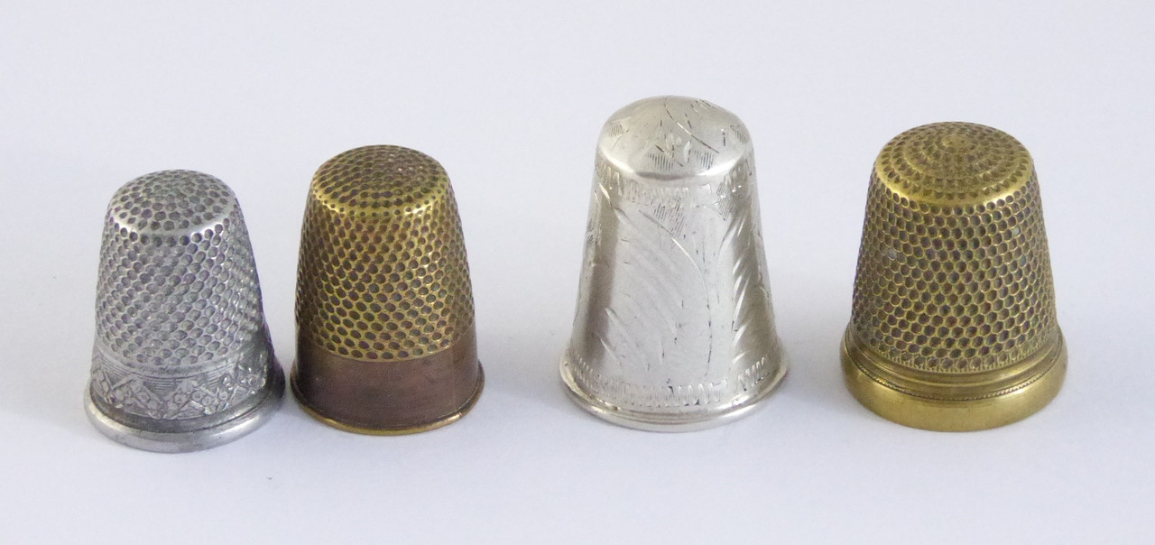 #6 Collection Of Vintage And Antique Thimbles $40 - The Collectors Bag