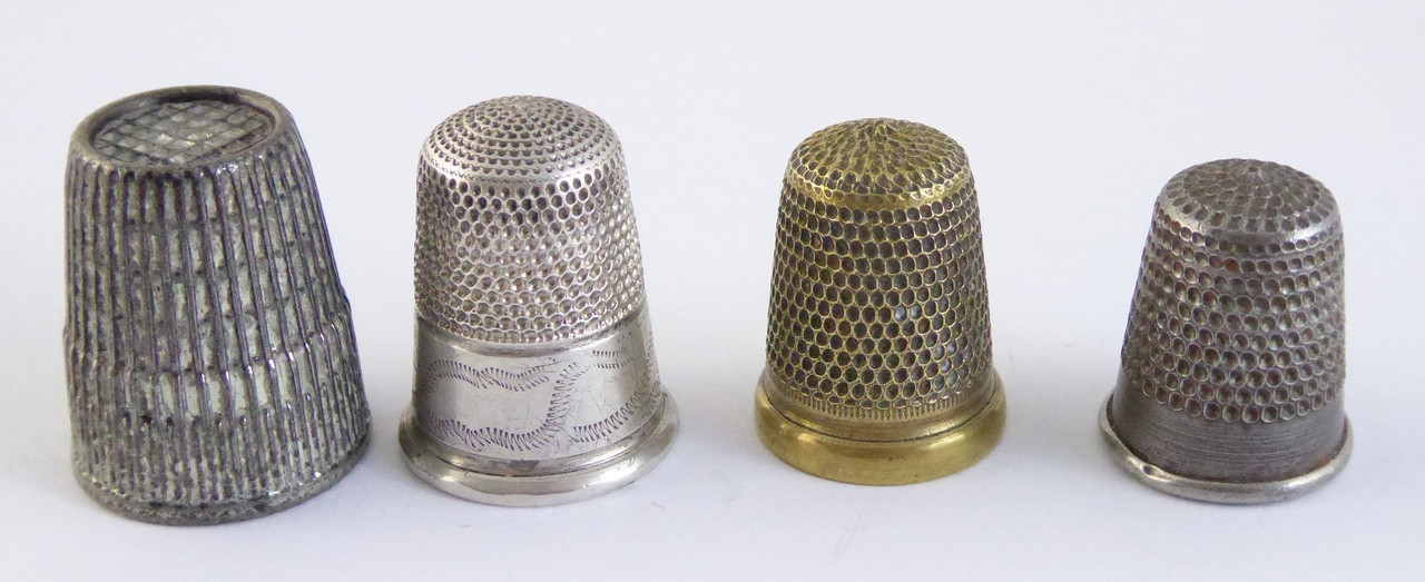 #8 Collection Of Vintage And Antique Thimbles $40 - The Collectors Bag