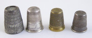 #8 Collection of  Vintage and Antique Thimbles  $40