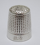 Antique Silver Thimble Dorcas 5 Charles Horner Plated?