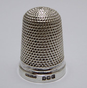 1923 Antique Sterling Silver Sewing Thimble  Henry Griffith & Sons