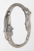 Antique Solid Sterling Silver Letters 'O' Hallmarked 1910 London 35mm Other Letters Available