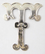 Antique Solid Sterling Silver Letters 'T' Hallmarked 1924 London 30mm Other Letters Available