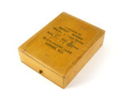 1900s Wooden Timber Pocket Watch Presentation Box Ernest Goode London