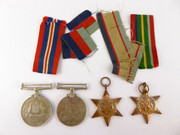 Original Issued  WW2  Australian Military Medals with Ribbon QX58922 Hasson