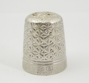 Antique Silver Thimble Dorcas 5 Charles Horner Plated  ?
