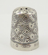 Antique Hallmarked 1906 Sterling Silver Sewing Thimble