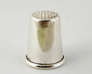Vintage 1962 Hallmarked Sterling Silver Sewing Thimble 