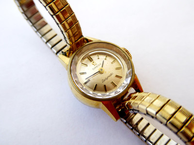 Vintage 1966 Gold Plated Ladies Omega Ladymatic Wrist Watch 661 ...