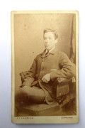 1860s Victorian Carte de Visite Card Photograph by P F Patrick of Edinburgh