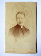 1860s Victorian Carte de Visite Card Photograph by Tune & Co Tottenham