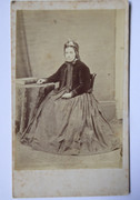 Mid 1800s Victorian Carte de Visite Card Photograph by Hughes of Llangefni 