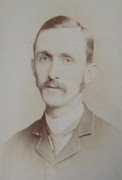 1860s Victorian Carte de Visite Card Photograph Gentleman with Mustache 
