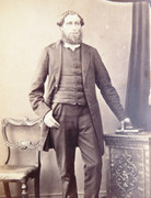 1870s Victorian Carte de Visite Card Photograph of a Victorian Gentleman 