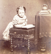 1870s Victorian Carte de Visite Card Photograph by S F  May of London
