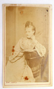 1870s Victorian Carte de Visite Card Photograph by Daniel Jones of Liverpool