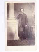 1870s Victorian Carte de Visite Card Photograph by Jones of Marlborough
