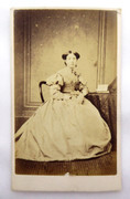 1870s Victorian Carte de Visite Card Photograph by T J Bonne of Edinburgh