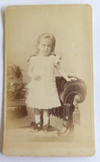 1880s Victorian Carte de Visite Card Photograph by William F Thorpe of Hastings 
