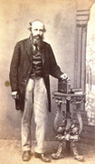1880s Victorian Carte de Visite Card Photograph of an Older Victorian Gentleman