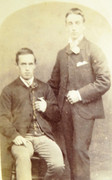 Victorian Carte de Visite Card Photograph of Two Gentlemen