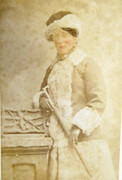 Victorian Carte de Visite Card Photograph by M Guttenberg of Clifton Bristol