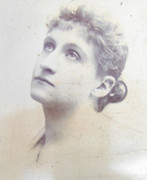 Large 1800s Victorian Cabinet Card Photograph by Karoly of Nottingham
