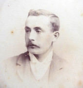 Large 1800s Victorian Cabinet Card Photograph by H Edwards of Brighton