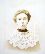 Large 1800s Victorian Cabinet Card Photograph of a  Victorian  Lady 