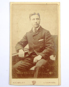 Victorian Carte de Visite Card Photograph by Walmsley of Liverpool