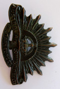Antique WW2 Military AIF Australia Rising Sun  Shoulder  Badge Missing Lug