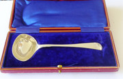 W W Harrison & Co Ltd Hallmarked 1908 Sterling Silver Cased Ladle Spoon HDH