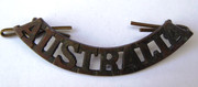 Antique   WW2  Military  AIF Australia  Badge