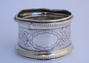 Early 1900s Antique German Napkin Ring .800 Silver