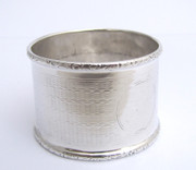 Beautiful Antique Hallmarked Sterling Silver Napkin Ring