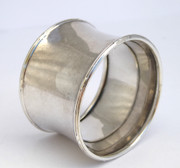 Antique Hallmarked  1925 Sterling Silver Napkin Ring by Docker & Burn Ltd