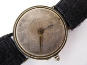 Antique  1800s  Art Nouveau German .800 Silver & Gold Pocket Wrist Watch Conversion