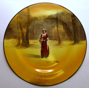 Early Royal Doulton Shakespeare Small Plate  Anne Page
