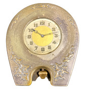 Antique Art Nouveau 1920s Travel Pocket Watch Stand Needs Work Steam Punk