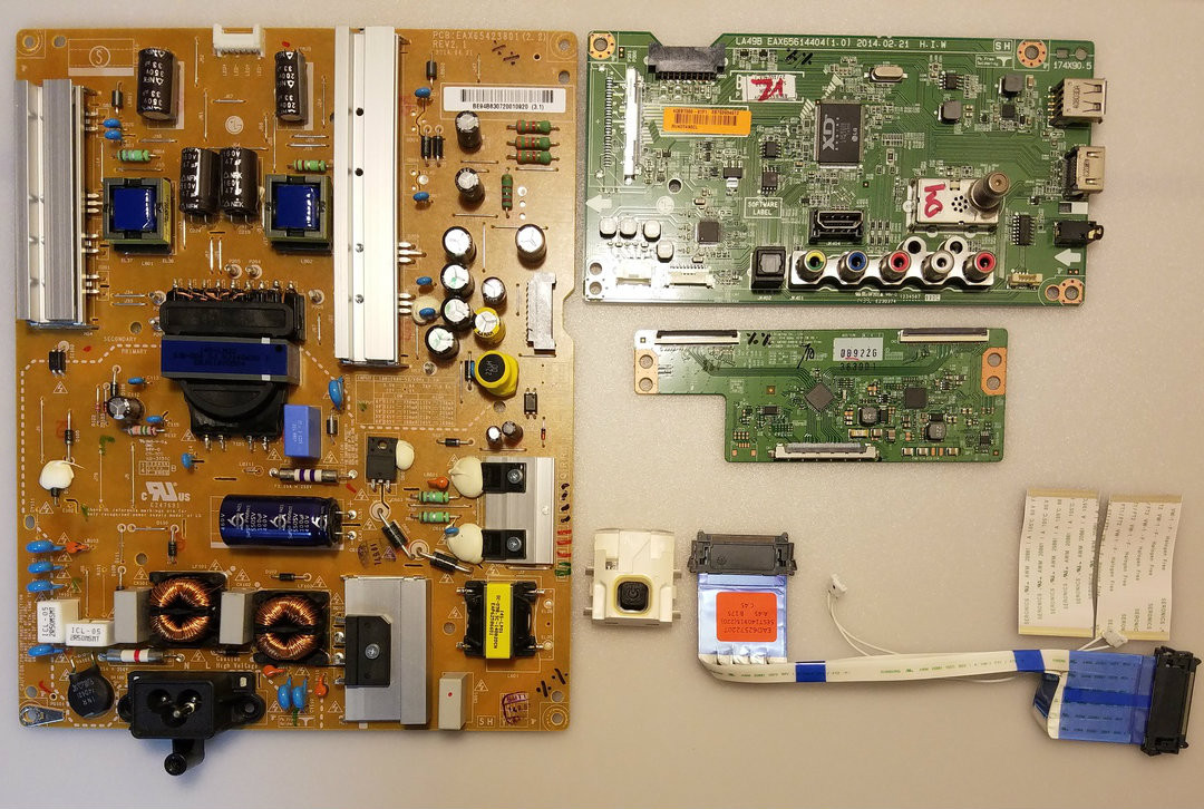 LG 49LB5550UY Complete TV repair Kit