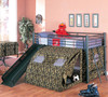 c7470 - Gonzalo Camouflage Play Space Tent Loft Bed