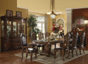 ac60000 - Vendome Brown Cherry Standard Height 9 Piece Formal Dining Set