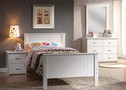 AC30025T - Bungalow White Solid Wood Youth Bed