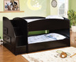FABK921BKT - Neema Black Solid Wood Twin/ Twin Bunk Bed